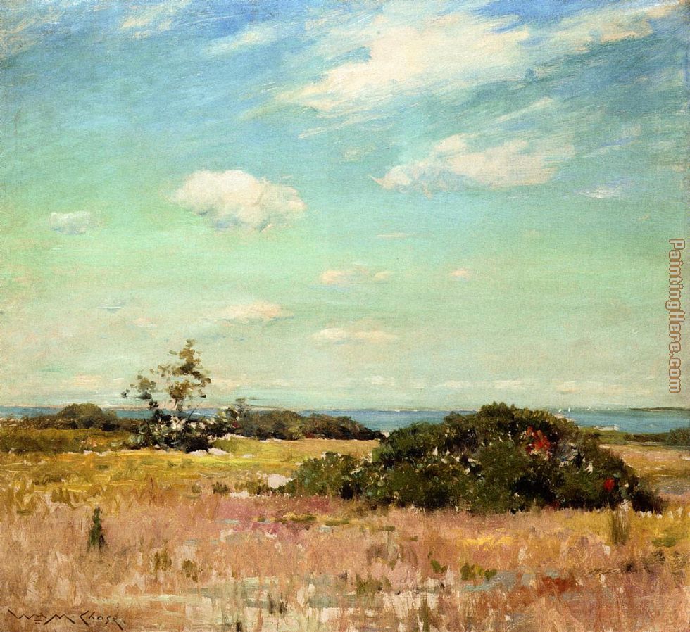 Shinnecock Hills, Long Island painting - William Merritt Chase Shinnecock Hills, Long Island art painting
